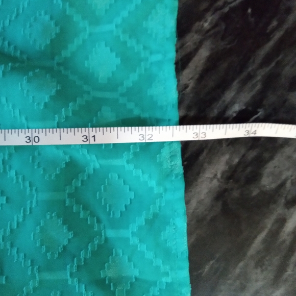 Maurices Dress, Size M, Green Blousen, Key hole back, Open Sleeves, Knee Length - Picture 10 of 12